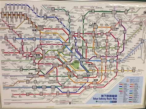 Tokyo Train System Map