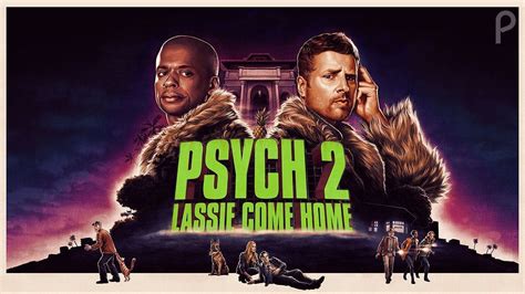 psych 2 lassie come home gets a promotional poster
