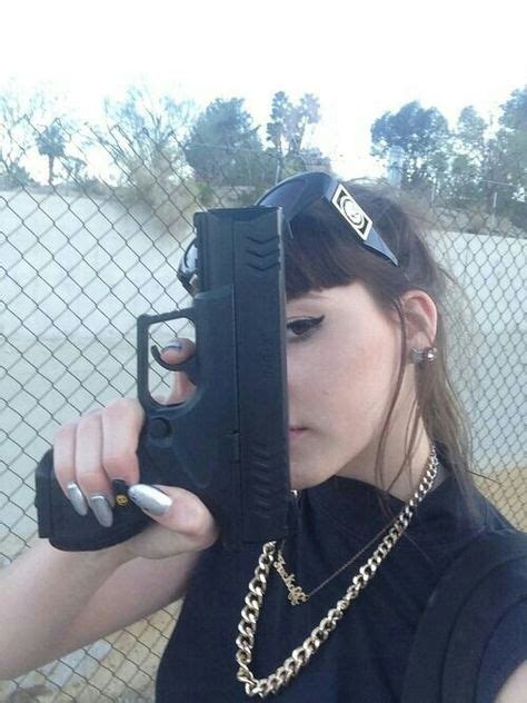 Pin By Wendy Miller On Gangsta Swag Balaclava Girl Guns Gangster