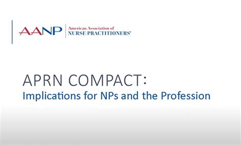 Aprn Compact Get It Right Then Get It Started