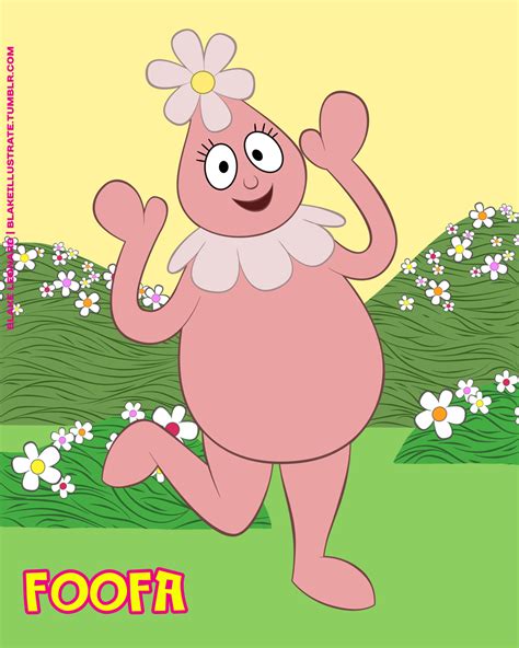 Foofa Of Yo Gabba Gabba By Blake Illustrate On Deviantart