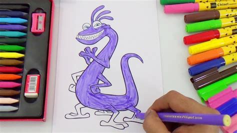 Monsters inc coloring pages randall. Randall boggs monster inc coloring pages for kids ...