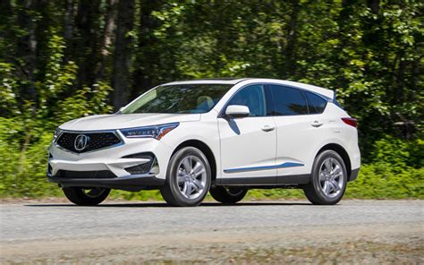 Download Wallpapers Acura Rdx 2019 4k Luxury White Suv Front View