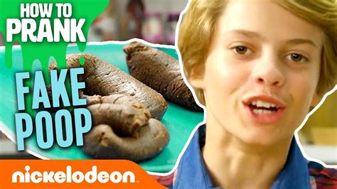 How To Prank Jace Norman Makes Fake Poop Nick Youtube