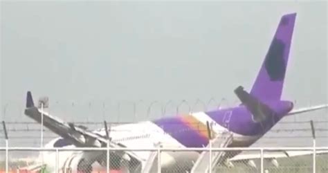 Thai Airbus with Nosegear Failure | George Hatcher's Air Flight Disaster