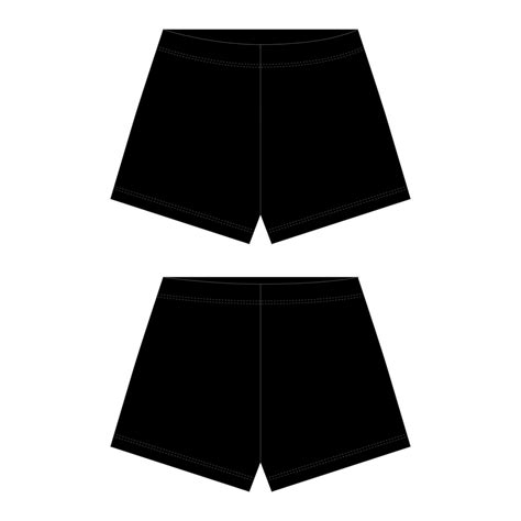 Shorts Mockup Vector Art Icons And Graphics For Free Download