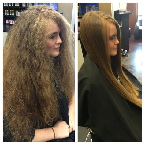 People with curly or wavy hair should look for a straightening shampoo that contains moisturizing ingredients. Brazilian Keratin Treatment Curly Hair Before And After ...