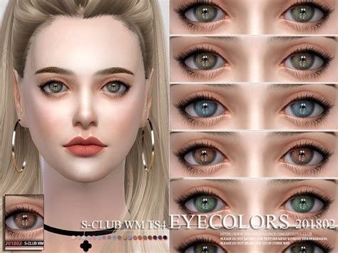 The Sims Resource S Club Wm Ts4 Eyecolors 201802