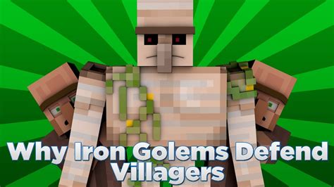 Why Iron Golems Defend Villagers Minecraft Youtube