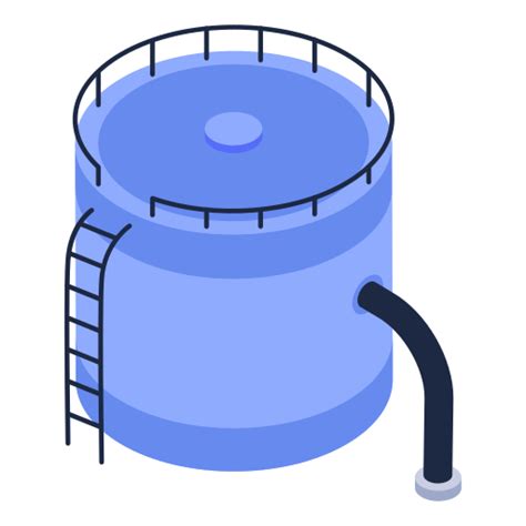 Water tank Generic Isometric icon