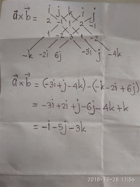 Contoh Soal Perkalian Titik Dan Perkalian Silang