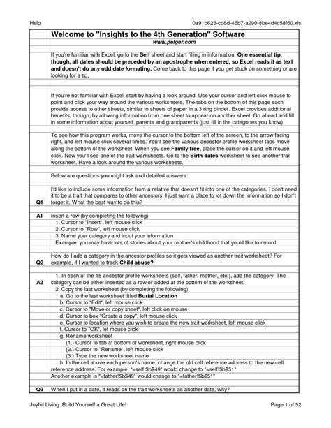 Marriage Therapy Worksheets