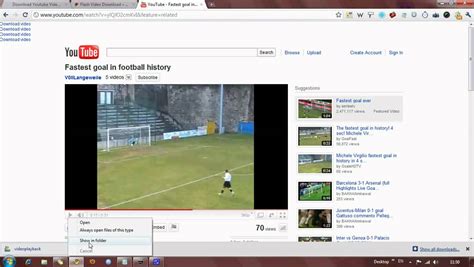 Maybe you would like to learn more about one of these? Download Youtube Videos in Google Chrome - Flash Video Download Extension - YouTube