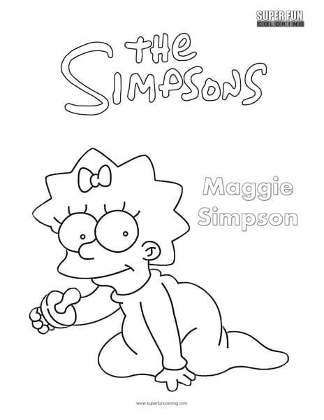 You can learn a lot of new words and vocabulary. Maggie Simpson Coloring Pages at GetColorings.com | Free ...