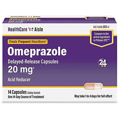 Healthcareaisle Omeprazole 20 Mg â€“ 14 Delayed Release Capsules Acid