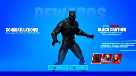 Fortnite Reveals Black Panther Skin With Tribute To Chadwick Boseman