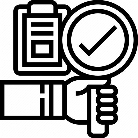 Performance Evaluation Passed Inspection Assessment Icon Download