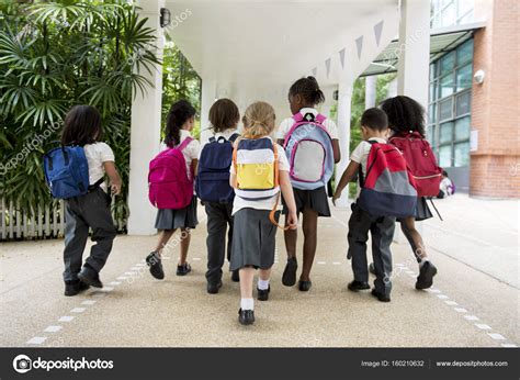 Kid Walking To School