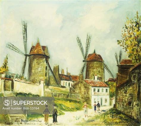 The Three Windmills Of Montmartre Les Trois Moulins De Montmartre