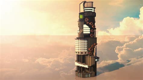 Minecraft Cyberpunk Tower Hot Sex Picture