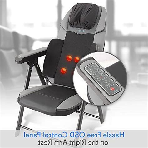 Electric Foldable Shiatsu Massage Chair Neck Back