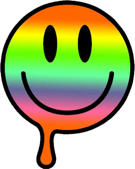 Rainbow Smile Emoji Stickers By Charlo19 Redbubble