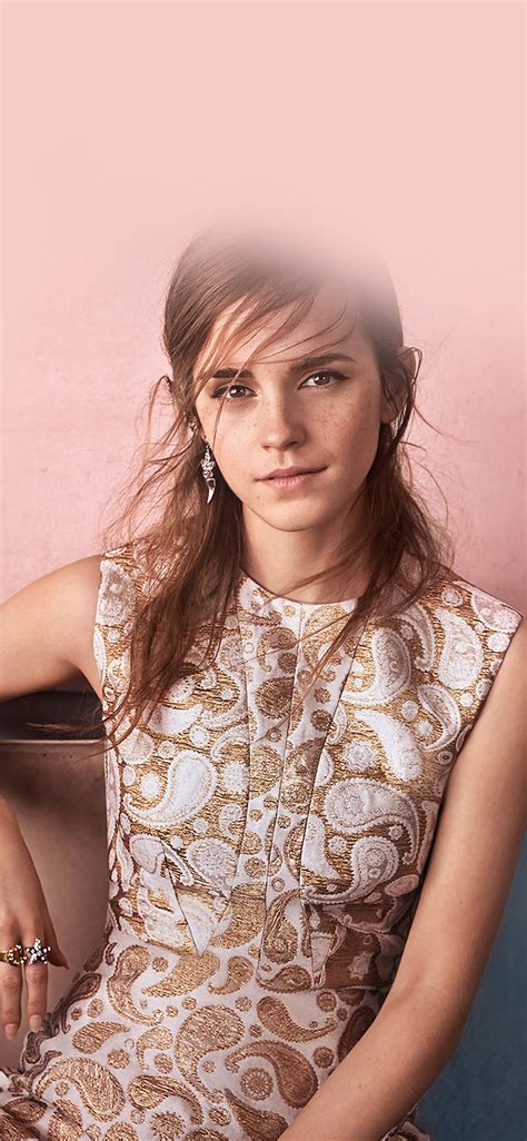 Apple Iphone Wallpaper Hm73 Emma Watson Pink Pose