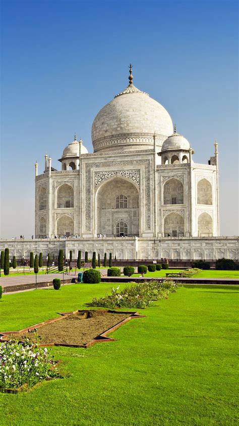 2k Free Download Taj Mahal Taj Mahal India Monument Dome Park
