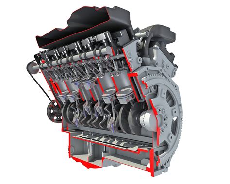 Cutaway V12 Engine V12 Engine Engineering Automobile Engineering