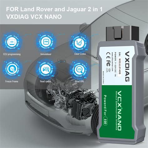 Vxdiag Vcx Nano For Land Rover And Jaguar Software V162 Support Offline
