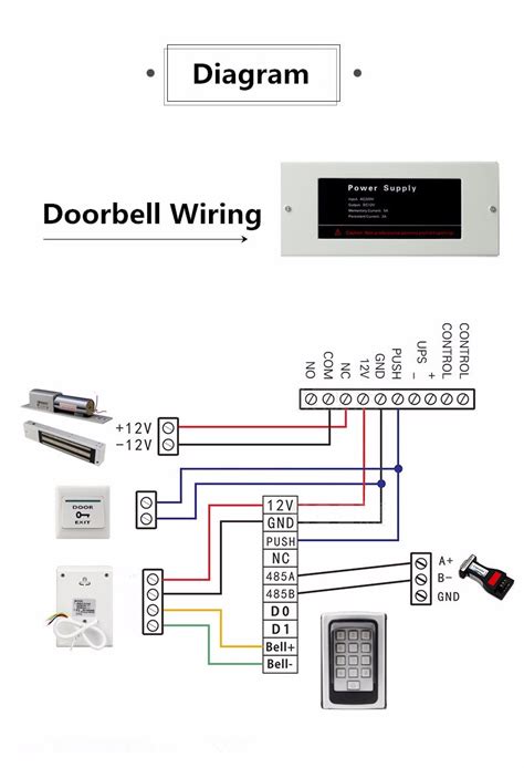 lighted doorbell button wiring diagram identify wires   doorbell residential door bell