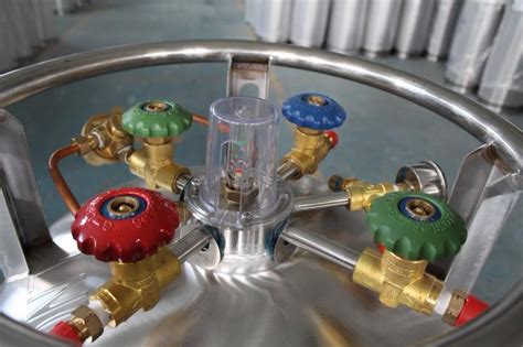 Portable 175L Liquid Oxygen Cylinder Dewar With Frame For ...