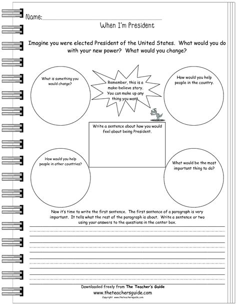 Teachers that never send students to the office aren't taking full advantage of resources available to them and might be spreading themselves too thin. If I Were President Printable Worksheet | Printable Worksheets