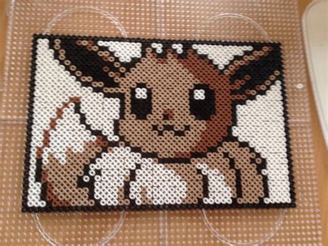 Eevee Perler Pokemon Bead Diy Perler Bead Crafts Diy Perler Beads