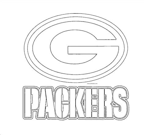 Free Printable Green Bay Packers Coloring Pages Printable Templates