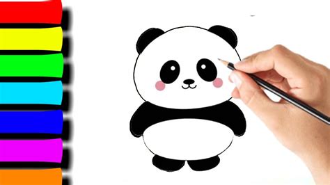 Menggambar Mewarnai Dan Mengenal Panda Youtube