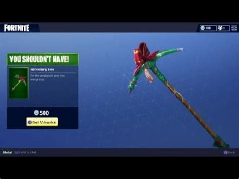 We've resolved the issue where quest progression wasn't tracking or appeared to reset. Fortnite You Shouldn't Have Christmas Gift Harvesting Tool ...