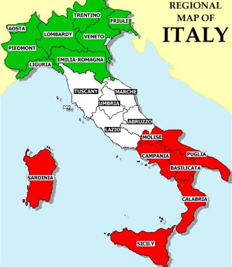 Italy map with regions numbered.svg 1,200 × 1,500; About Italy Travel Guide 2016-2017 | ItalianTourism.us