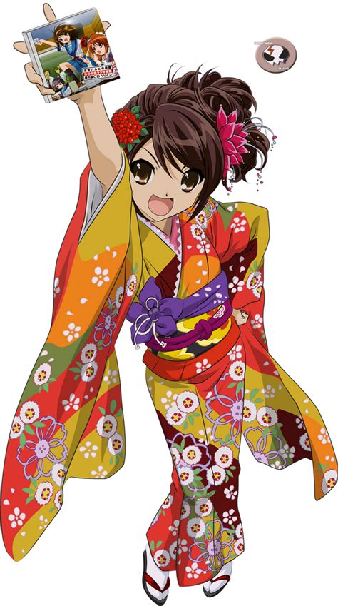 Haruhi Suzumiya Kimono Render By Alipuccia On Deviantart