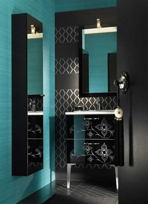 Everyone wants to be surround of comfortable and cozy space, which reflects our this website contains the best selection of designs teal bathroom. black bathroom | Turquoise bathroom, Unique bathroom ...