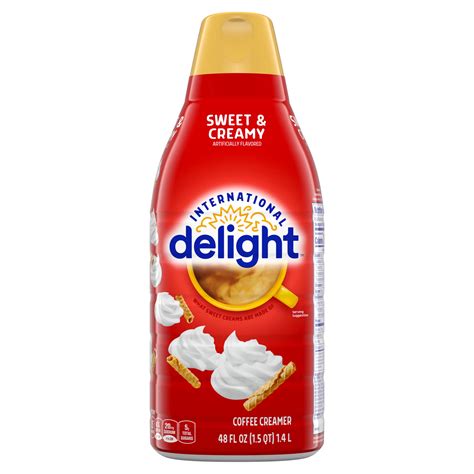 International Delight Cold Stone Creamery Sweet Cream Liquid Coffee Creamer Shop Coffee