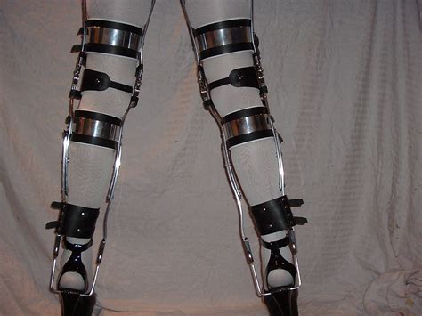 Black Kafo Leg Braces With Double Buckled Cuffs And Polished Flickr