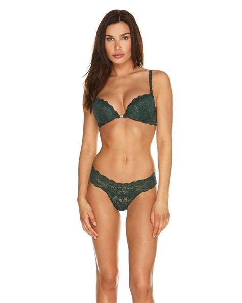Cosabella Never Say Never Sexie Push Up Bra In Green Lyst