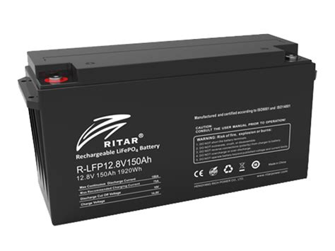 Ritar 150ah 12v Lithium Leisure Battery Lifepo4 Sunshine Solar
