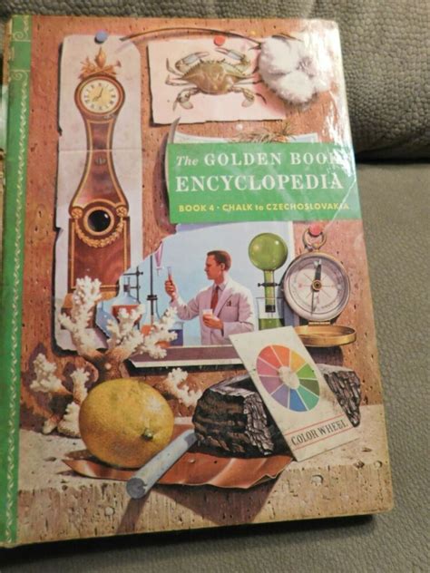 Vintage The Golden Book Encyclopedia Book 4 1959 Encyclopedia Books