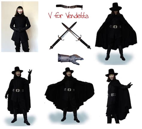 V For Vendetta Guy Fawkes Costume Doublet Pattern Size 40 Etsy