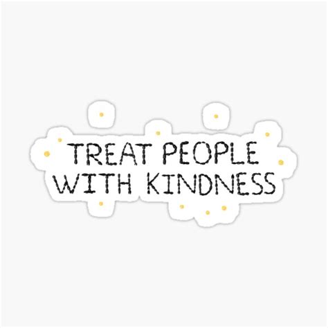 Treat People With Kindness Harry Styles Embroidery Effect Black