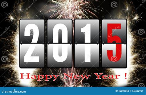 Happy New Year 2015 Stock Illustration Illustration Of Creative 46809858