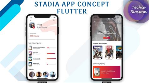 Progressive web app operates the same as any mobile application does, but it runs on the standard browser of the device. Flutter UI | Stadia App Concept - Full Tutorial - YouTube