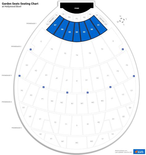 Hollywood Bowl Seating Chart By Seat